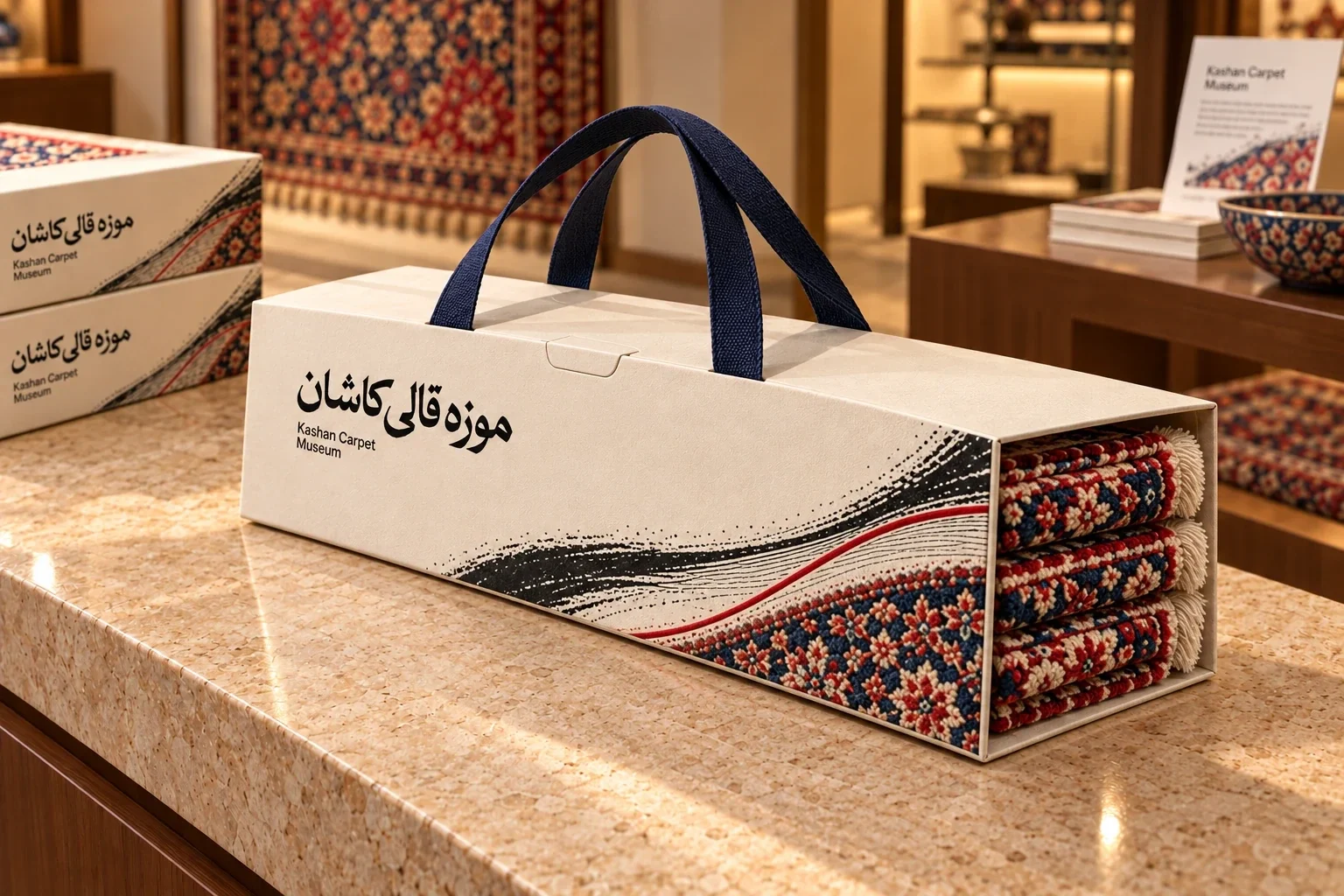Carry case for a folded rug