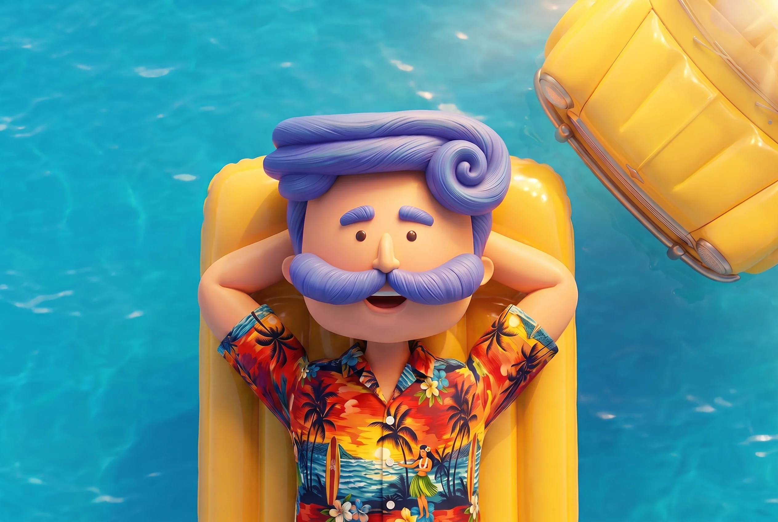 Azki: mascot and insurance campaign design
